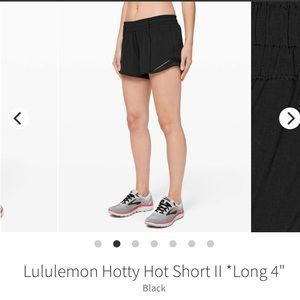 Lululemon hotty hot black